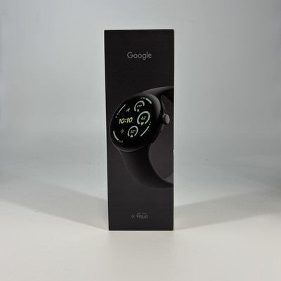Google Pixel Watch 3 45mm Black Aluminum (LTE) w/ Black Sport - NEW & SEALED!!