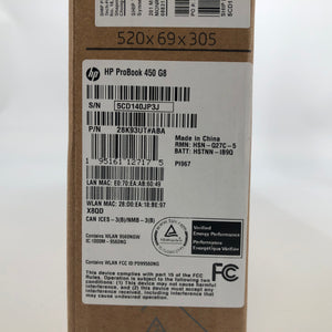HP ProBook 450 G8 15.6" Silver 2021 FHD 2.4GHz i5-1135G7 8GB 256GB SSD Open Box