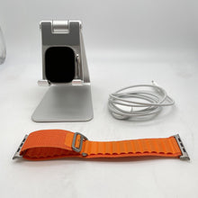 Load image into Gallery viewer, Apple Watch Ultra Cellular Gray Sport 49mm w/ Orange Alpine Loop - Very Good