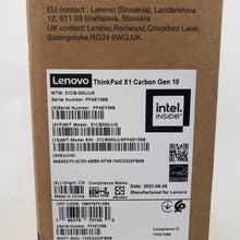 Load image into Gallery viewer, Lenovo ThinkPad X1 Carbon Gen 10 14&quot; Black 2022 3.4GHz i7-1260P 16GB 1TB SSD NEW