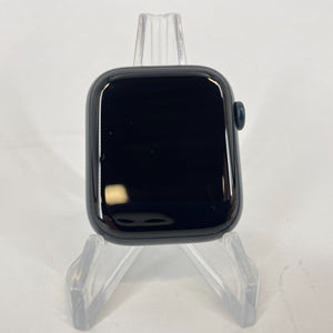 Apple Watch Series 7 Cellular Midnight Aluminum 44mm w/ Tornado/Gray Loop Good
