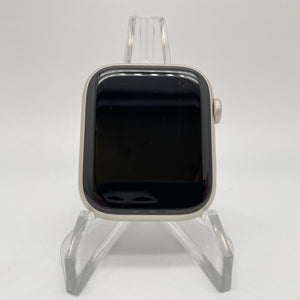 Apple Watch Series 7 (GPS) Starlight Aluminum 45mm w/ Starlight Sport Band Good