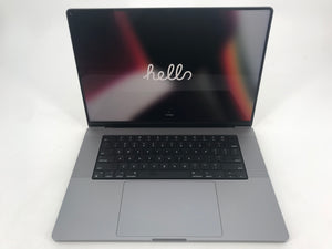 MacBook Pro 16" Space Gray 2021 3.2GHz M1 Max 10-Core CPU 32-Core GPU 32GB 2TB