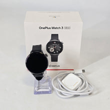 Load image into Gallery viewer, OnePlus Watch 3 43mm Black WiFi 32GB