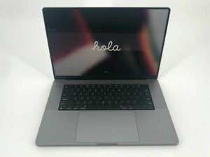 MacBook Pro 16-inch Space Gray 2021 3.2 GHz M1 Max 10-Core CPU 32GB 2TB