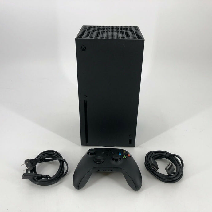 Microsoft Xbox Series X Black 1TB - Very Good w/ Controller + Cables + Game