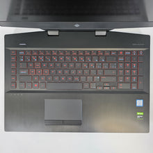 Load image into Gallery viewer, HP Omen 17 Black 2.6 GHz Intel Core i7 9th Gen. 12GB RAM 128GB Solid State Drive 1TB Hard Disk Drive NVIDIA GeForce GTX 1660 Ti 6 GB