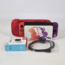 Load image into Gallery viewer, Nintendo Switch OLED Pokémon Scarlet &amp; Violet Edition Black 64GB