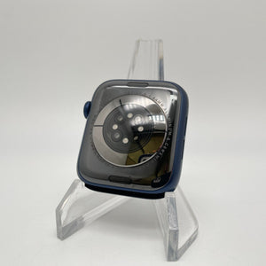 Apple Watch Series 6 (GPS) Blue Aluminum 44mm w/ Deep Navy Sport Loop Excellent