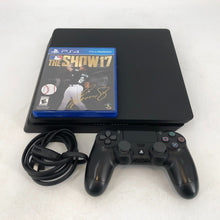 Load image into Gallery viewer, Sony Playstation 4 Slim Black 1TB Good Cond. w/ Controller + Power Cable + Game