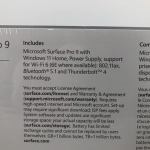 Microsoft Surface Pro 9 13" Green 2022 4.8GHz i7-1265U 16GB 256GB - NEW & SEALED