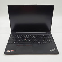 Load image into Gallery viewer, Lenovo ThinkPad E16 Gen 1 Black 2.0 GHz AMD Ryzen 5 7530U 8GB RAM 256GB Solid State Drive