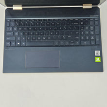 Load image into Gallery viewer, HP Spectre 15 x360 Blue 1.8 GHz Intel Core i7 10th Gen. 16GB RAM 1TB Solid State Drive NVIDIA GeForce MX250 2 GB