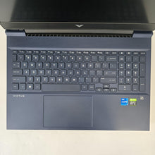 Load image into Gallery viewer, HP Victus 16.1 Blue 2.7 GHz Intel Core i5 11th Gen. 32GB RAM 256GB Solid State Drive NVIDIA GeForce RTX 3050 4 GB