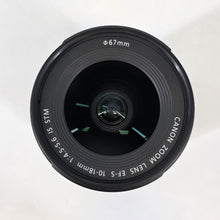 Load image into Gallery viewer, Canon EF-S 10-18mm Black
