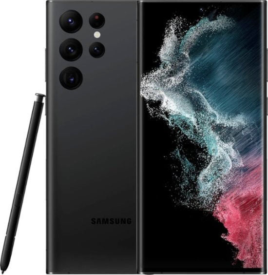 Samsung Galaxy S22 Ultra 5G 128GB Phantom Black T-Mobile Very Good Condition