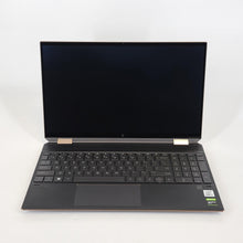 Load image into Gallery viewer, HP Spectre 15 x360 Black 2.6 GHz Intel Core i7 10th Gen. 16GB RAM 1TB Solid State Drive NVIDIA GeForce GTX 1650 Ti 4 GB