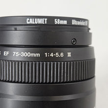 Load image into Gallery viewer, Canon EF 75-300mm Black