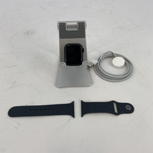 Load image into Gallery viewer, Apple Watch Series 8 Unlocked Black Sport 41mm w/ Blue Sport - Excellent