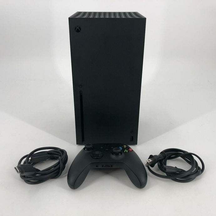 Microsoft Xbox Series X Black 1TB Excellent Condition w/ Controller/Cables/Game