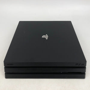 Sony Playstation 4 Pro Black 1TB - Excellent Condition w/ 2 Controllers + Cables