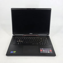 Load image into Gallery viewer, MSI Raider GE78 HX 17 Black 2.2 GHz Intel Core i9 14th Gen. 32GB RAM 1TB Solid State Drive NVIDIA GeForce RTX 4070 8 GB