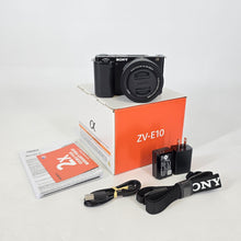 Load image into Gallery viewer, Sony Alpha ZV-E10 24.2MP Black