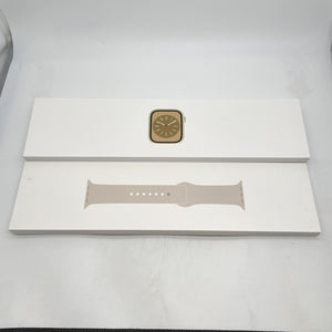 Apple Watch Series 8 Cellular Gold Stainless Steel 45mm w/ Gold Sport - 9/10