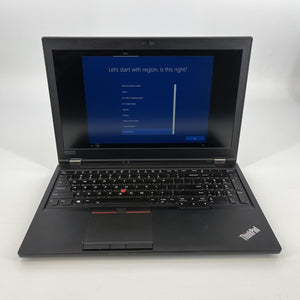 Lenovo ThinkPad P52 15.6" FHD 2.6GHz i7-8850H 32GB 512GB/512GB SSD Quadro P1000