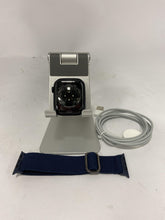 Load image into Gallery viewer, Apple Watch Series 7 Cellular Nike Black Sport 45mm w/ Navy Loop Band - 6/10