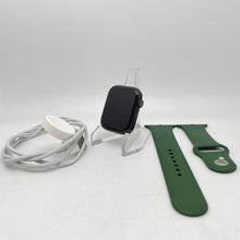 Load image into Gallery viewer, Apple Watch Series 7 Cellular Green Aluminum 45mm w/ Green Sport Band Excellent