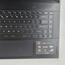 Load image into Gallery viewer, MSI Stealth GS66 15.6 Black 2.5 GHz Intel Core i9 11th Gen. 32GB RAM 1TB Solid State Drive NVIDIA GeForce RTX 3080 16 GB