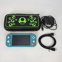 Load image into Gallery viewer, Nintendo Switch Lite Animal Crossing: Timmy &amp; Tommy’s Aloha Edition Turquoise 32GB
