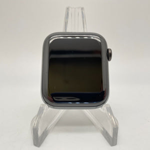Apple Watch Series 5 Cellular Space Black S. Steel 44mm w/ Black Sport Band Good