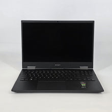 Load image into Gallery viewer, HP Omen 15 Black 3.2 GHz AMD Ryzen 7 5800H 16GB RAM 512GB Solid State Drive NVIDIA GeForce RTX 3070 8 GB