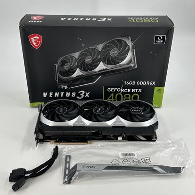 MSI Ventus 3X OC GeForce RTX 4080 16GB RAM - Graphics Card - Excellent Condition