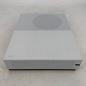 Microsoft Xbox One S White 1TB - Good Condition w/ 2 Controllers + Power Cable
