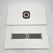 Load image into Gallery viewer, Apple Watch Ultra Cellular Gray Sport 49mm w/ Green Alpine Loop - Very Good