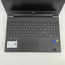 Load image into Gallery viewer, HP Victus 15.6 Black 2.3 GHz Intel Core i7 12th Gen. 16GB RAM 512GB Solid State Drive NVIDIA GeForce RTX 3050 Ti 4 GB