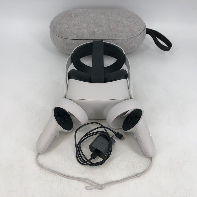 Oculus Quest 2 VR 64GB Headset Excellent Cond. w/ Case/Controllers/Elite Strap