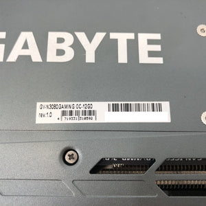 Gigabyte NVIDIA GeForce RTX 3080 Gaming OC 12GB LHR GDDR6X 384 Bit Good Cond.