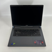 Load image into Gallery viewer, MSI Vector 17 HX 17 Gray 2.2 GHz Intel Core i9 14th Gen. 32GB RAM 1TB Solid State Drive NVIDIA GeForce RTX 4070 8 GB