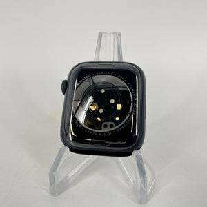 Apple Watch Series 7 Cellular Midnight Aluminum 45mm w/ Midnight Sport Band Good