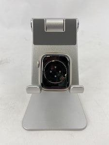 Apple Watch Series 7 (GPS) Gold Sport 41mm w/ White Sport Band - Good