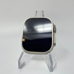 Apple Watch Ultra Cellular Titanium 49mm Black/Gray Non-OEM Trail Loop Very Good