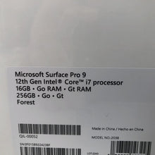 Load image into Gallery viewer, Microsoft Surface Pro 9 13&quot; Green 2022 4.8GHz i7-1265U 16GB 256GB - NEW &amp; SEALED