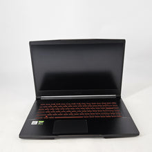 Load image into Gallery viewer, MSI Thin GF63 15.6 Black 2.5 GHz Intel Core i5 10th Gen. 8GB RAM 256GB Solid State Drive NVIDIA GeForce GTX 1650 4 GB