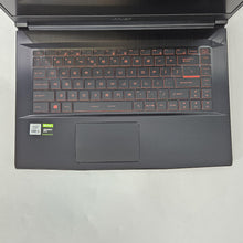 Load image into Gallery viewer, MSI Thin GF63 15.6 Black 2.5 GHz Intel Core i5 10th Gen. 8GB RAM 256GB Solid State Drive NVIDIA GeForce GTX 1650 4 GB