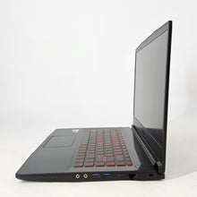 Load image into Gallery viewer, MSI Thin GF63 15.6 Black 2.5 GHz Intel Core i5 10th Gen. 8GB RAM 256GB Solid State Drive NVIDIA GeForce GTX 1650 4 GB
