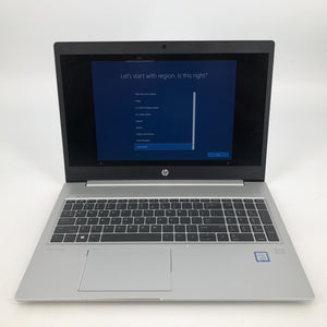 HP ProBook 450 G6 15.6" Silver 2018 FHD 1.6GHz i5-8265U 16GB 512GB - Good Cond.